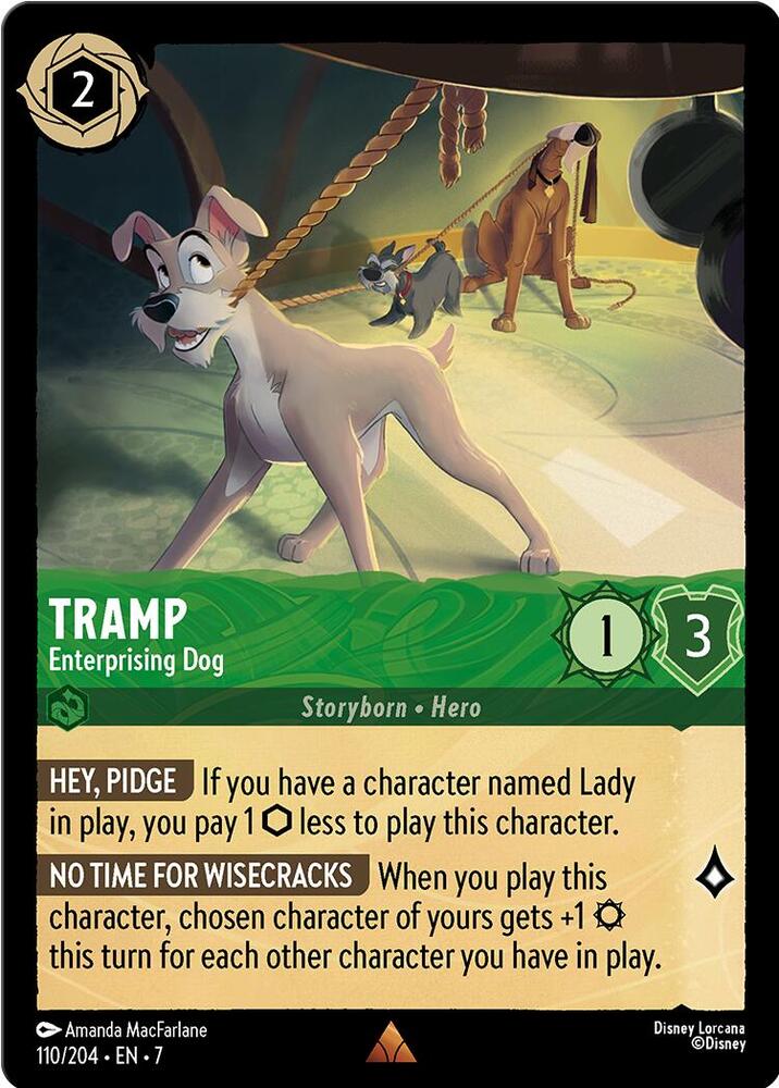 Tramp, Enterprising Dog 110/204 (Archazia's Island) 