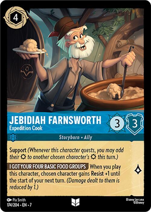 Jebidiah Farnsworth Expedition Cook 174/204 (Archazia's Island) 