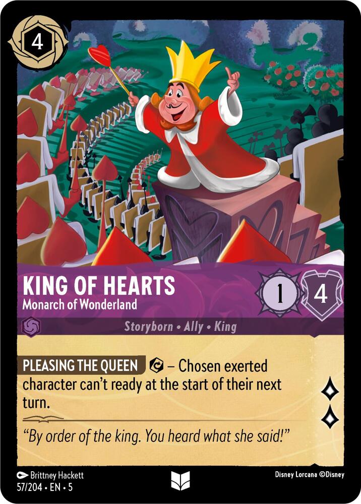 King of Hearts Monarch of Wonderland 57/204 (Shimmering Skies) 