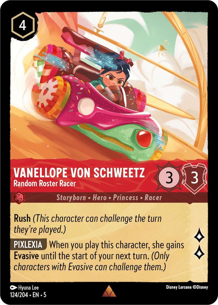 Vanellope von Schweetz Random Roster Racer 124/204 (Shimmering Skies) 