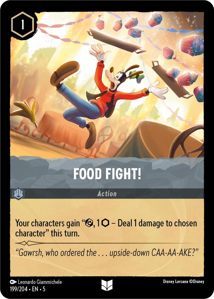 Food Fight! 199/204 (Shimmering Skies)  - Cold Foil