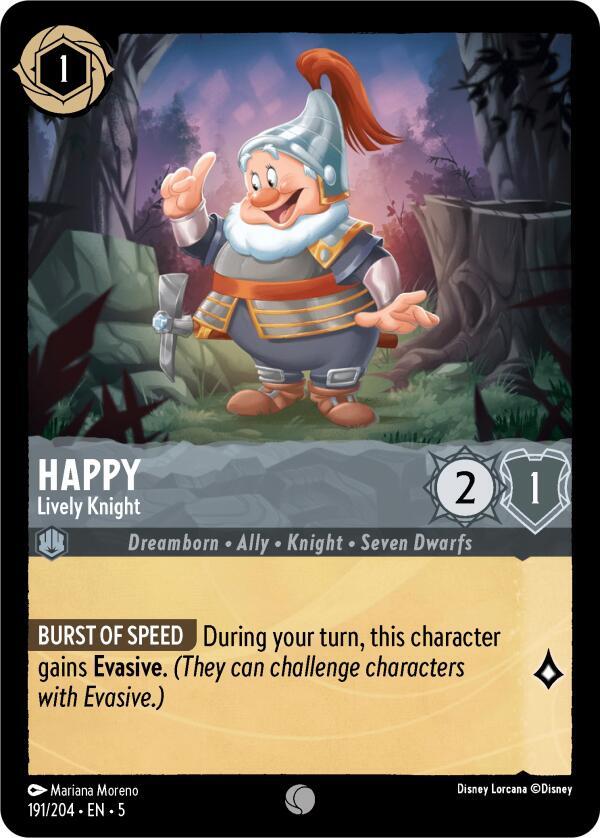 Happy Lively Knight 191/204 (Shimmering Skies) 