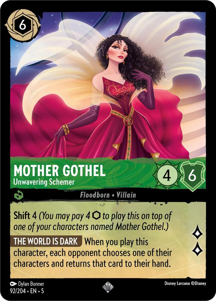Mother Gothel Unwavering Schemer 92/204 (Shimmering Skies) 
