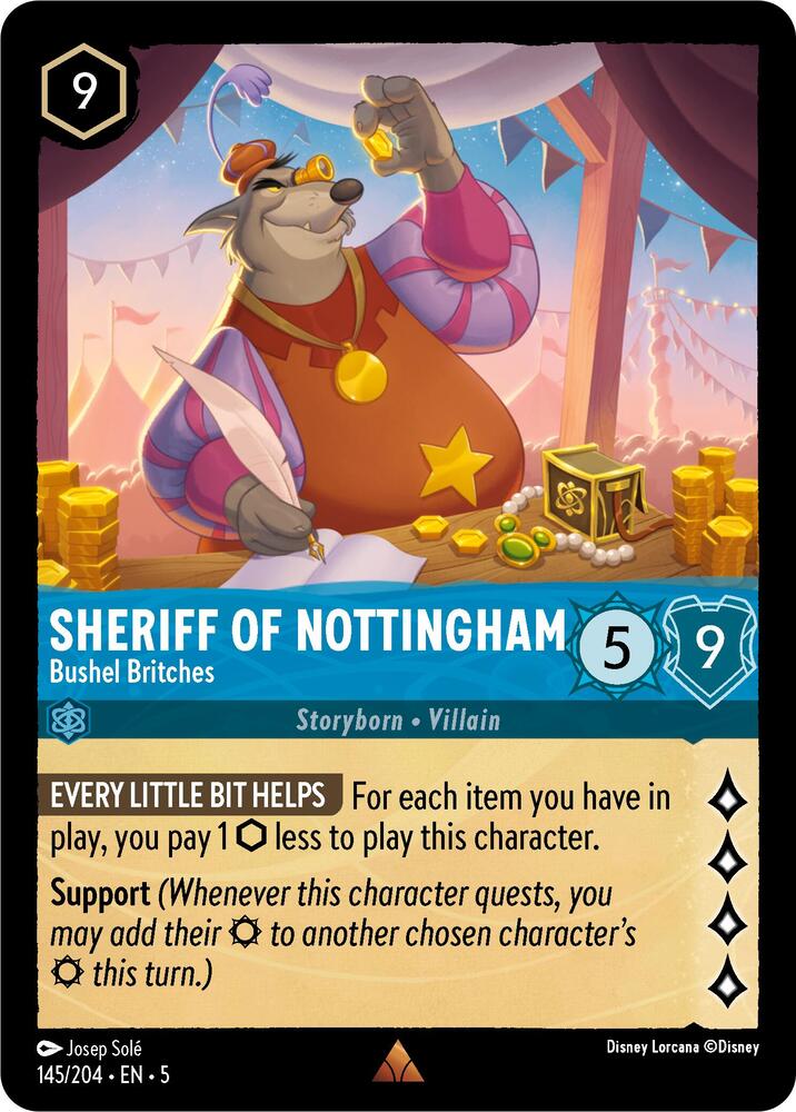 Sheriff of Nottingham Bushel Britches 145/204 (Shimmering Skies)  - Cold Foil
