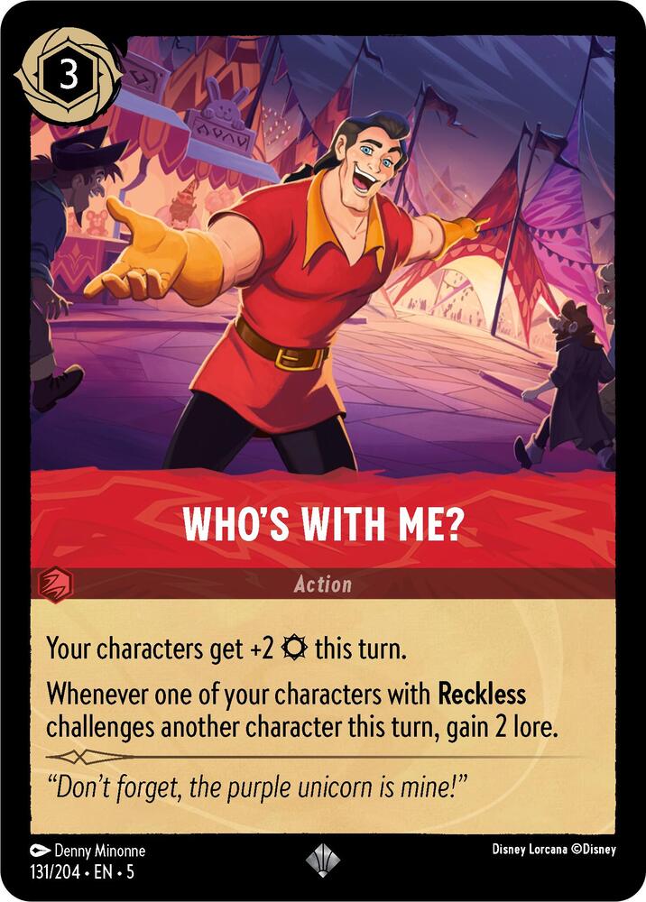 Who's With Me 131/204 (Shimmering Skies)  - Cold Foil