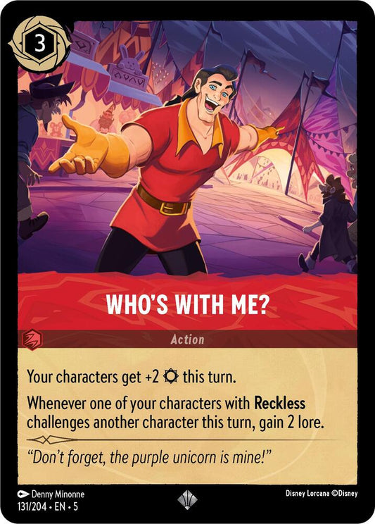 Who's With Me 131/204 (Shimmering Skies)  - Cold Foil
