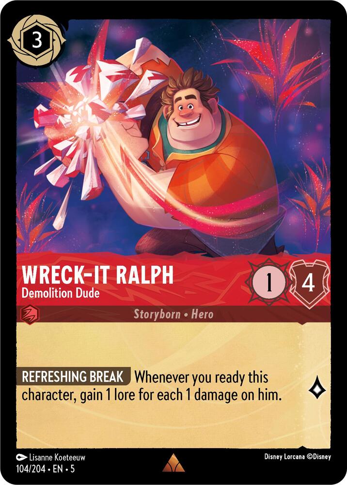 Wreck It Ralph Demolition Dude 104/204 (Shimmering Skies) 