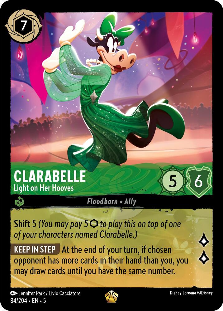 Clarabelle Light on Her Hooves 84/204 (Shimmering Skies) 