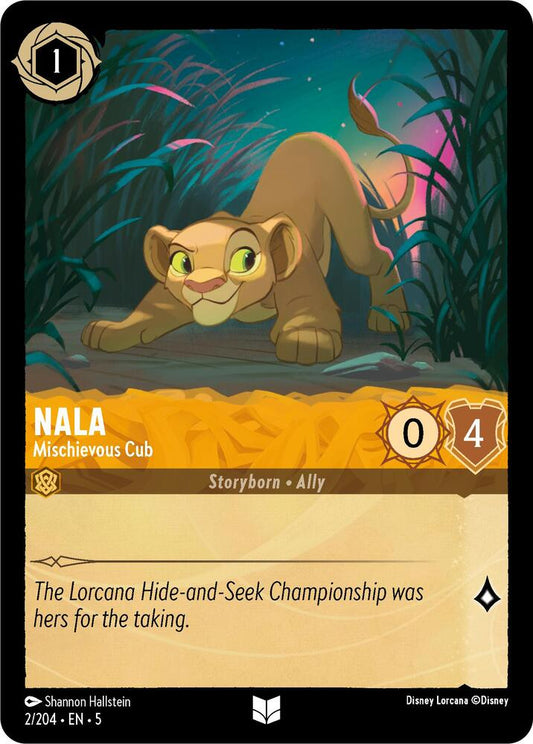Nala Mischievous Cub 2/204 (Shimmering Skies) 