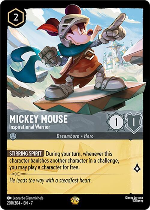 Mickey Mouse, Inspirational Warrior 200/204 (Archazia's Island) 
