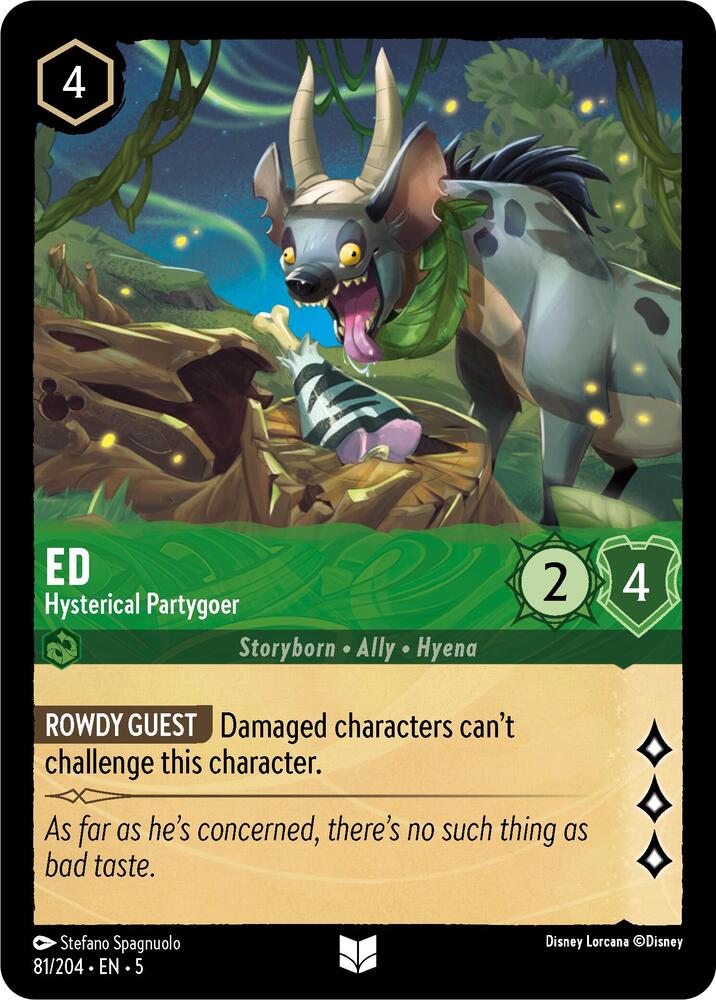 Ed Hysterical Partygoer 81/204 (Shimmering Skies) 