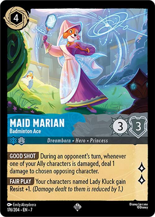 Maid Marian, Badminton Ace 176/204 (Archazia's Island) 