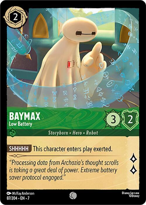 Baymax, Low Battery 87/204 (Archazia's Island)  - Cold Foil
