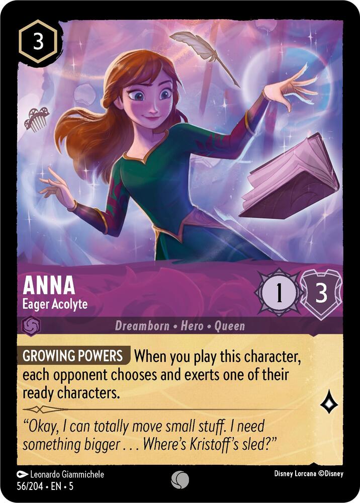 Anna, Eager Acolyte 56/204 (Shimmering Skies) 