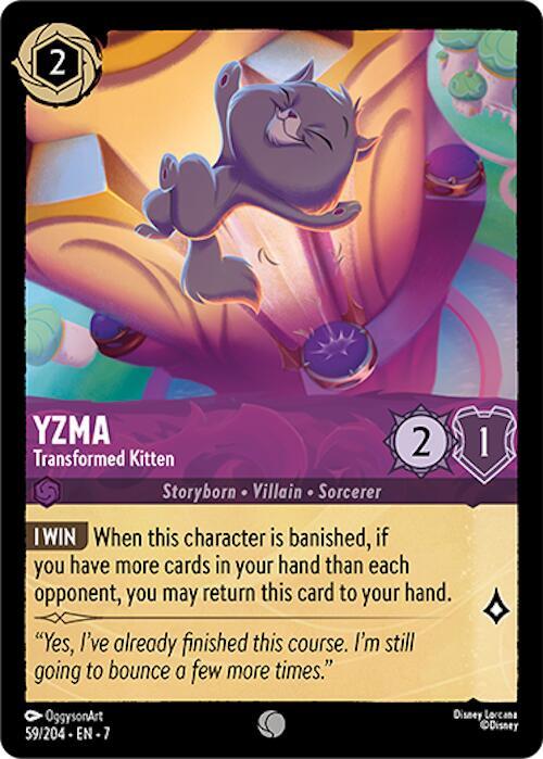 Yzma, Transformed Kitten 59/204 (Archazia's Island) 