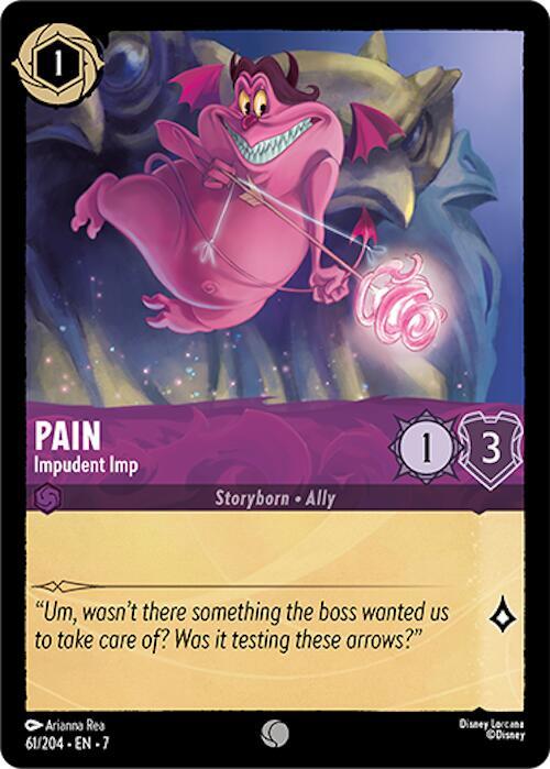Pain, Impudent Imp 61/204 (Archazia's Island) 