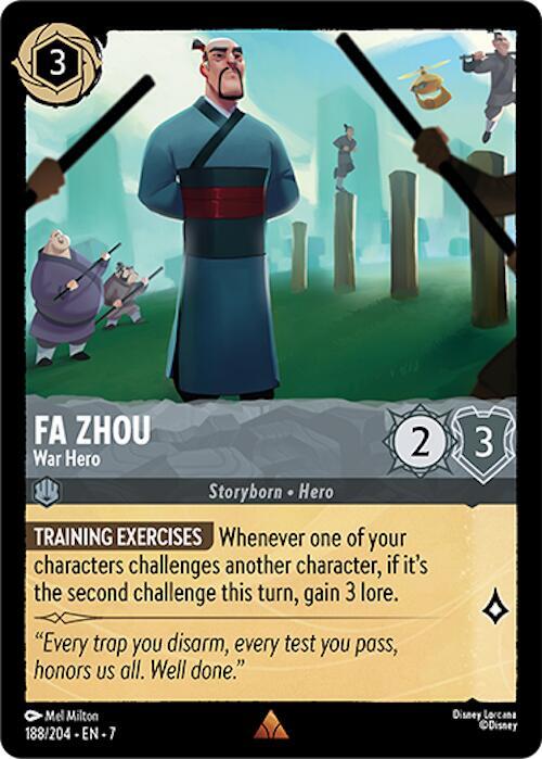 Fa Zhou War Hero 188/204 (Archazia's Island) 