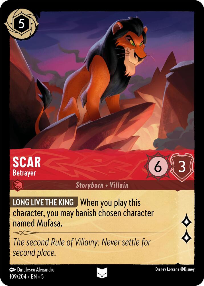 Scar, Betrayer 109/204 (Shimmering Skies) 