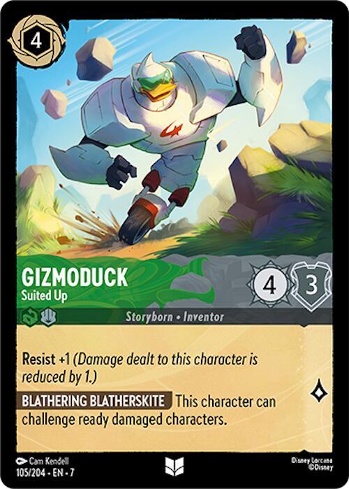 Gizmoduck Suited Up 105/204 (Archazia's Island) 