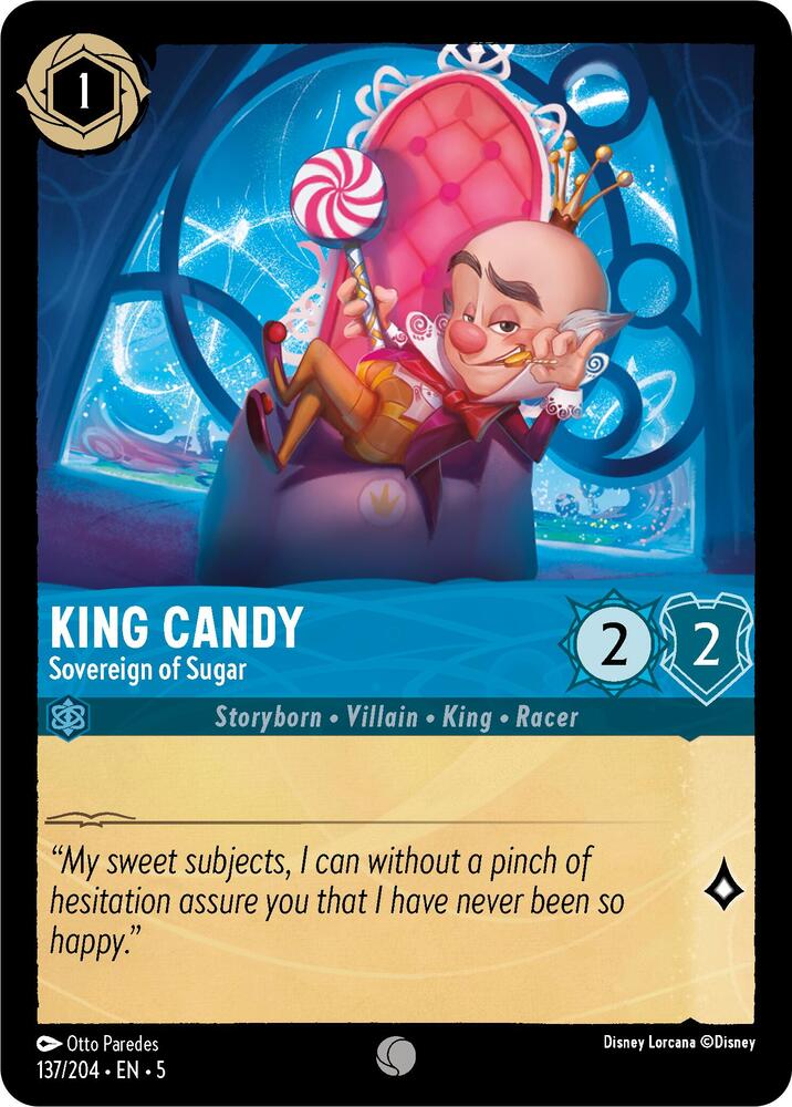 King Candy, Sovereign of Sugar 137/204 (Shimmering Skies) 