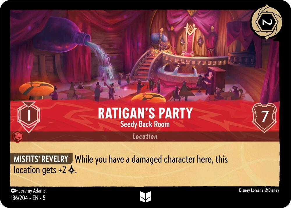 Ratigan's Party, Seedy Back Room 136/204 (Shimmering Skies) 