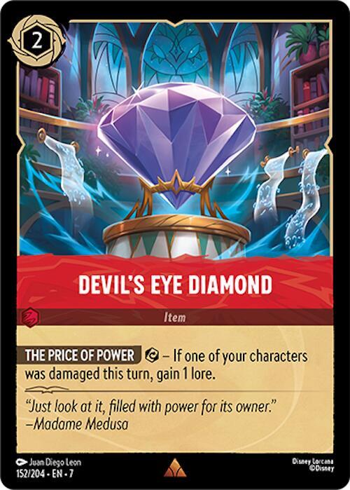 Devil's Eye Diamond 152/204 (Archazia's Island)  - Cold Foil