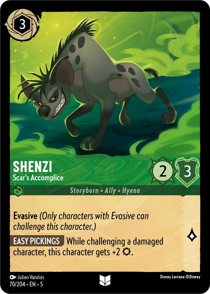 Shenzi Scars Accomplice 70/204 (Shimmering Skies) 
