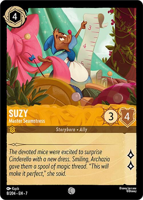 Suzy, Master Seamstress 8/204 (Archazia's Island)  - Cold Foil
