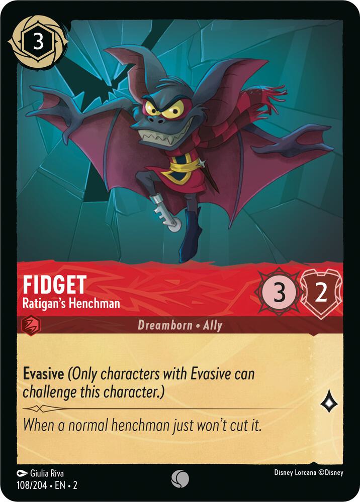 Fidget Ratigans Henchman 108/204 (Rise of the Floodborn) 