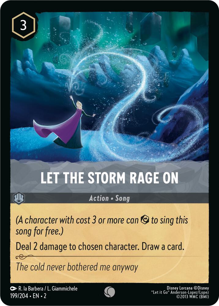 Let the Storm Rage On 199/204 (Rise of the Floodborn)  - Cold Foil