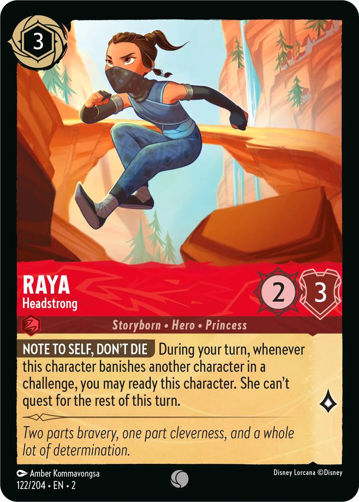 Raya Headstrong 122/204 (Rise of the Floodborn) 