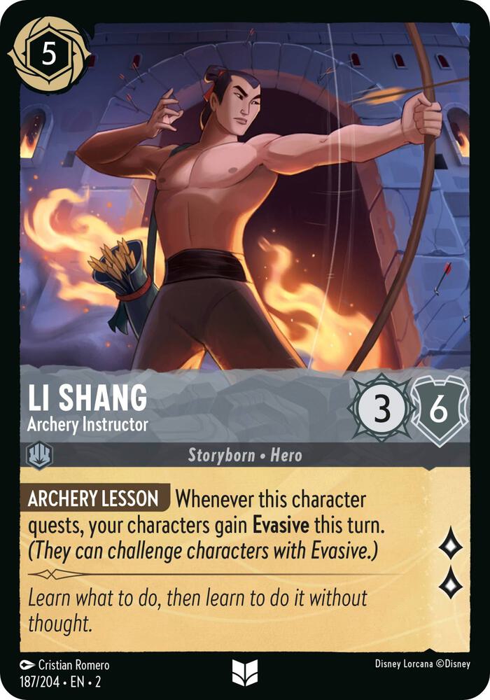 Li Shang, Archery Instructor 187/204 (Rise of the Floodborn) 