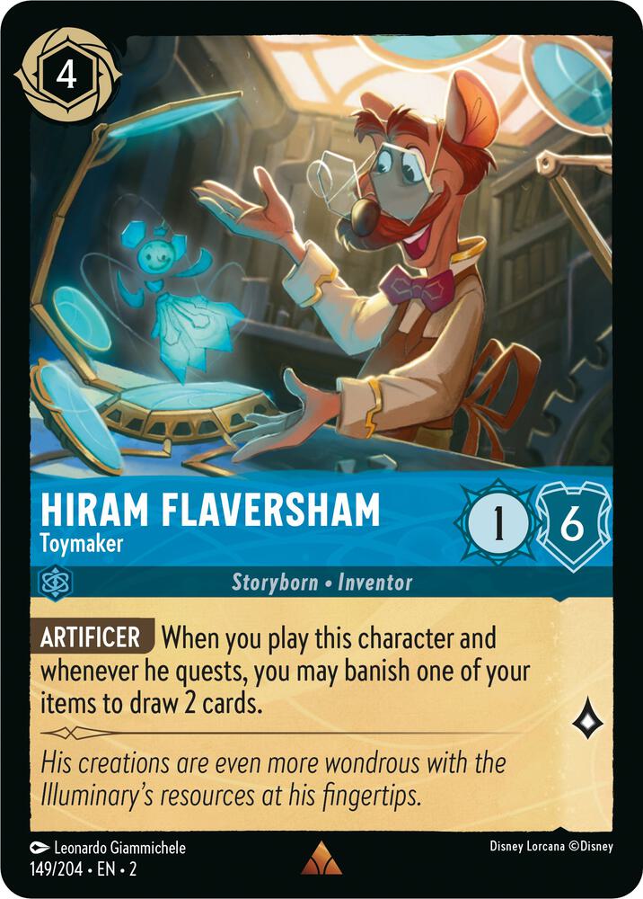 Hiram Flaversham Toymaker 149/204 (Rise of the Floodborn) 