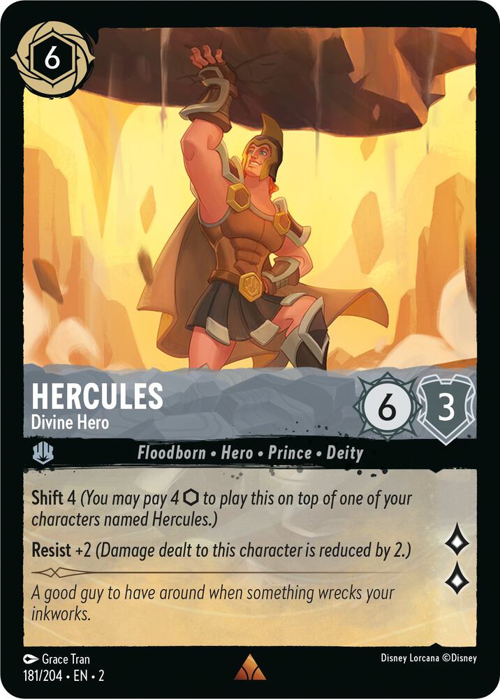 Hercules Divine Hero 181/204 (Rise of the Floodborn) 