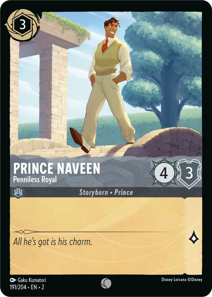 Prince Naveen, Penniless Royal 191/204 (Rise of the Floodborn) 