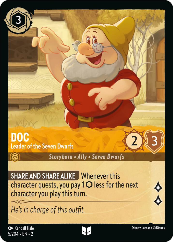 Doc, Leader of the Seven Dwarfs 5/204 (Rise of the Floodborn) 