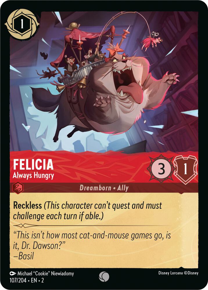 Felicia, Always Hungry 107/204 (Rise of the Floodborn) 