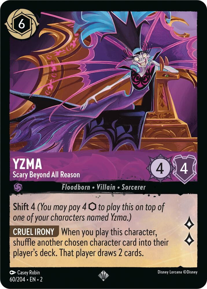 Yzma, Scary Beyond All Reason 60/204 (Rise of the Floodborn)  - Cold Foil