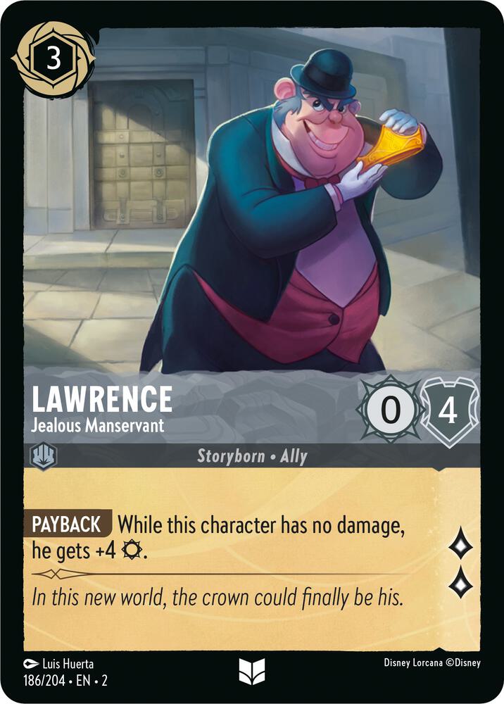 Lawrence Jealous Manservant 186/204 (Rise of the Floodborn) 