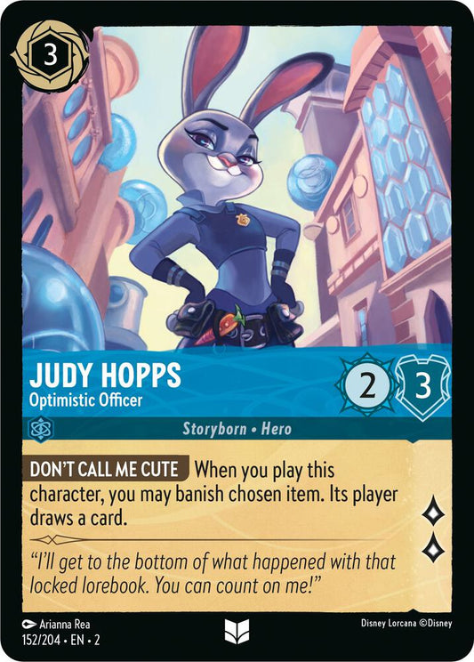 Judy Hopps Optimistic Officer 152/204 (Rise of the Floodborn) 