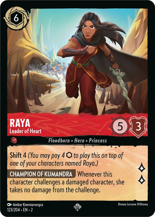 Raya Leader of Heart 123/204 (Rise of the Floodborn) 