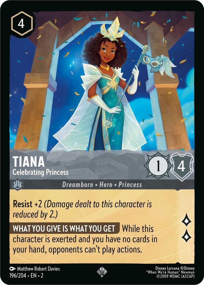 Tiana, Celebrating Princess 196/204 (Rise of the Floodborn) 