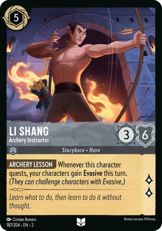 Li Shang Archery Instructor 187/204 (Rise of the Floodborn) 