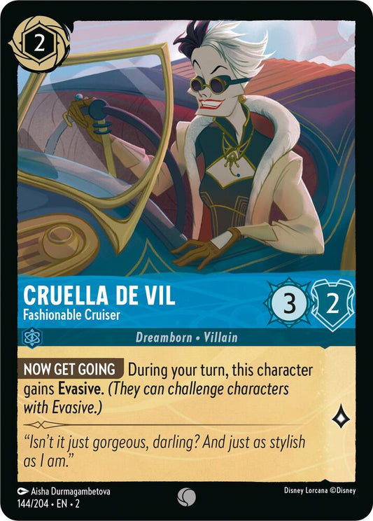Cruella De Vil Fashionable Cruiser 144/204 (Rise of the Floodborn) 
