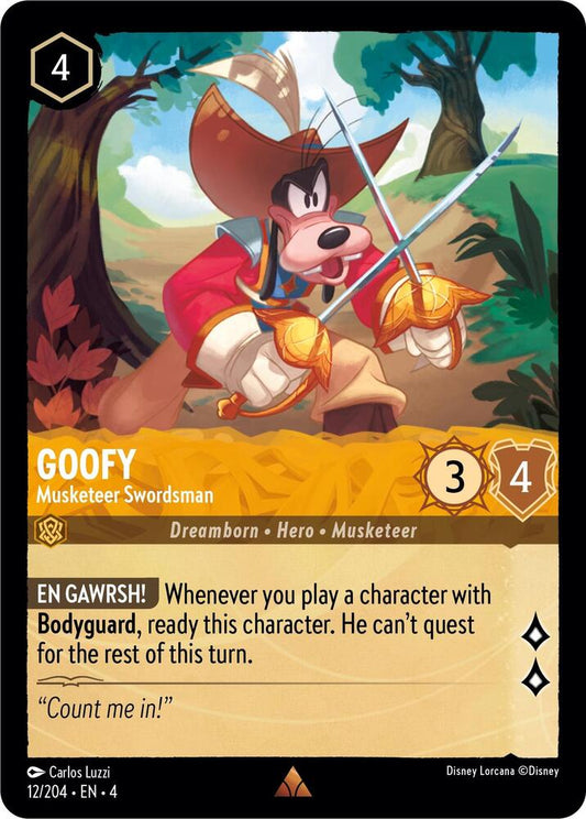Goofy Musketeer Swordsman 12/204 (Ursula's Return) 