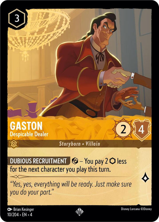 Gaston Despicable Dealer 10/204 (Ursula's Return) 