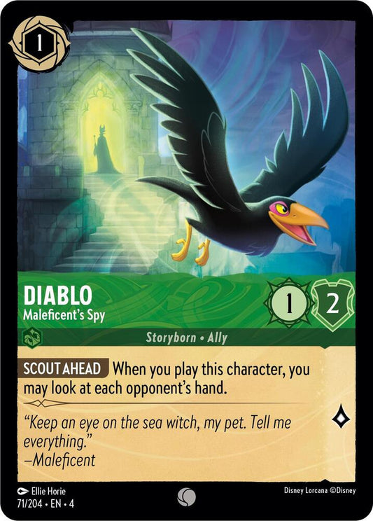 Diablo, Maleficent's Spy 71/204 (Ursula's Return) 