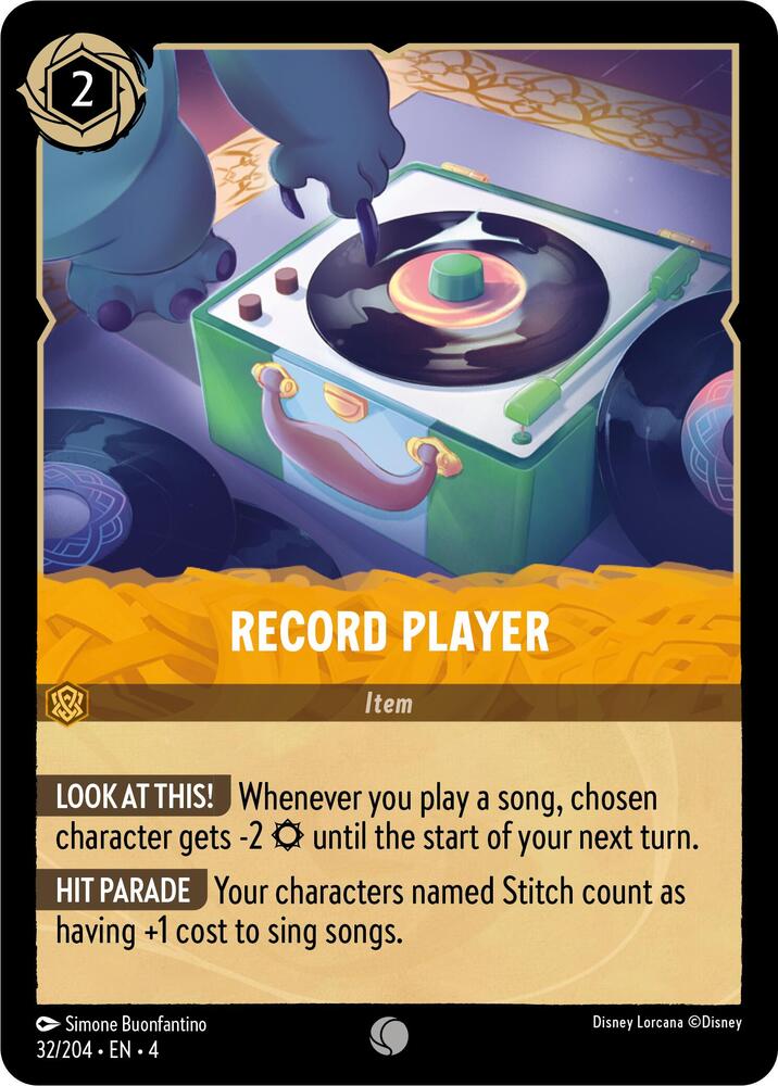 Record Player 32/204 (Ursula's Return) 
