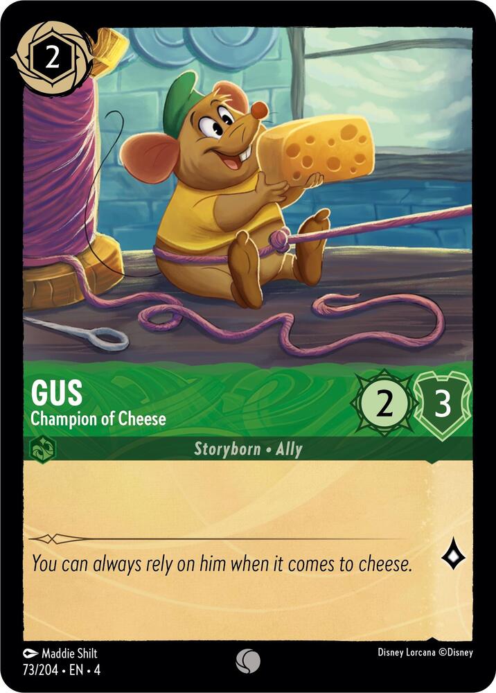 Gus Champion of Cheese 73/204 (Ursula's Return) 