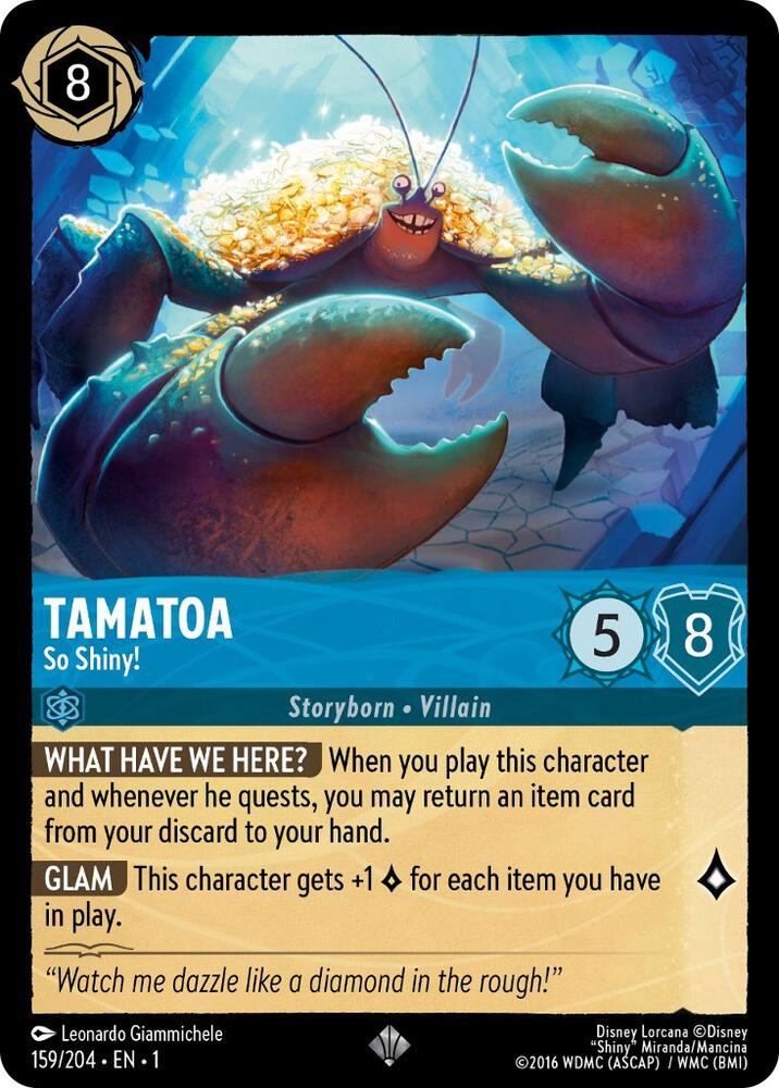 Tamatoa, So Shiny 159/204 (The First Chapter) 